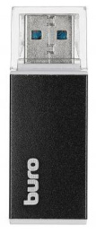 Картридер внешний Buro BU-CR-3104, черный