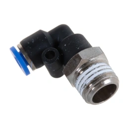 Фитинг угловой для пластиковых трубок (4 мм; 1/4М) ROCKFORCE RF-SPL04-02(2243)