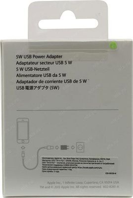 Зарядное устройство Apple MGN13ZM/A 5W USB Power Adapter Original