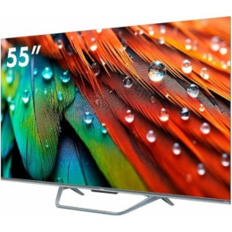 55" Телевизор HAIER Smart TV S4 QLED, 4K Ultra HD, СМАРТ ТВ, Android TV, серый