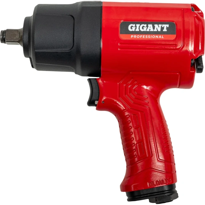 Ударный пневмогайковерт 880 Нм; 1/2"; кейс Gigant Professional PW 880RKS + набор головок