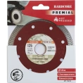 Диск отрезной алмазный турбо Premial Керамогранит (125х1.2х10х22.23 мм) Hardcore 194125