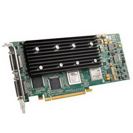 Видеокарта MURA-MPX42HF 4 outputs, 2 inputs, PCIe x16 Gen2 2GB1 64 Gbit/sec output: RGB VGA 2048x1536 , input: SL-DVI 1920x1200, RGB VGA 2048x1536, Component YPbPr 1080i, S-Video NTSC/PAL/SECAM, Composite NTSC/PAL/SECAM