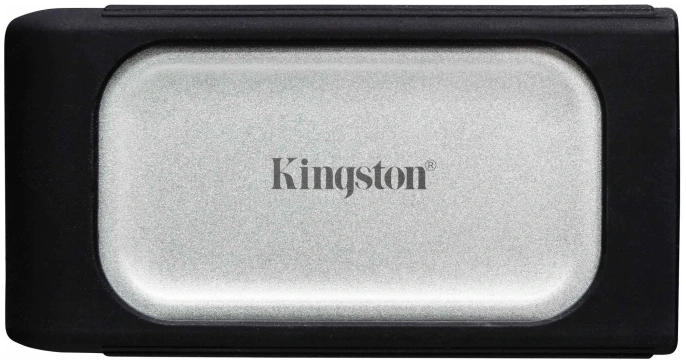 Внешний накопитель SSD Kingston XS2000 4TB SXS2000/4000G интерфейс USB 3.2 Gen 2x2, 20 Гбит/с, 3D NAND, материал корпуса: металл/пластик, резиновый чехол,IP55, цвет серый