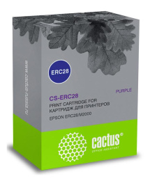 Картридж Cactus CS-ERC28, фиолетовый / 12.7мм,  3.1м ( CS-ERC28