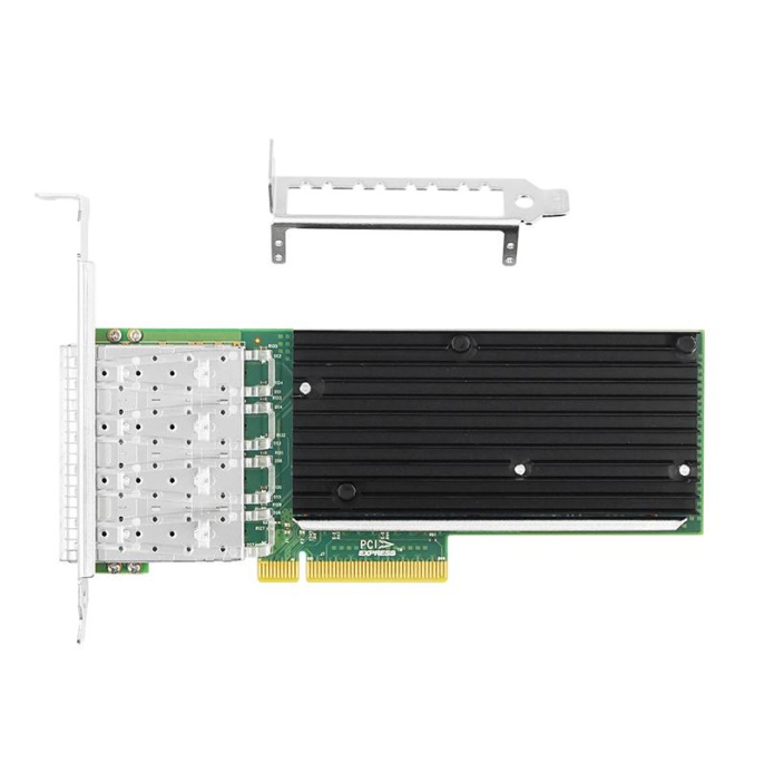 Сетевой адаптер Lr-Link LREC9804BF-4SFP+ PCIe 3.0 x8, Intel XL710, 4*SFP+ 10G NIC Card {50} (302977)