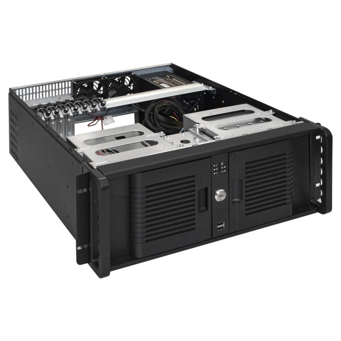 Серверный корпус ExeGate Pro 4U480-15/4U4132 <RM 19", высота 4U, глубина 480, БП 600RADS, USB> EX293249RUS