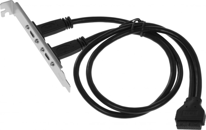 NONAME Адаптер USB 2xUSB3.1 Type-C Bulk