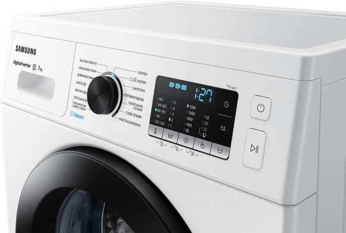 Стиральная машина Samsung WW70AG5S20CELP класс: A загр.фронтальная макс.:7кг белый инвертер