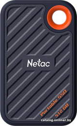 Накопитель SSD Netac USB-C 512GB NT01ZX20-512G-32BL ZX20 2.5" синий