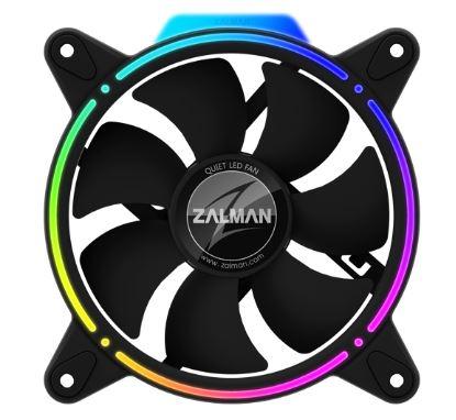 Вентилятор Zalman ZM-RFD120A Addressable 120мм, 3-pin, 1500об/мин, 26 дБ, ARGB, черный, Ret