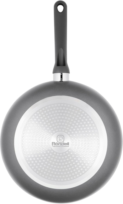 Сковорода Rondell Drive RDA-884 круглая 24см покрытие: Xylan Plus ручка несъемная без крышки серый