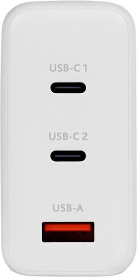 Сетевое зарядное устройство TTEC 2SCG04B SmartCharger Trio GAN 120W PD Travel Charger 2 USB-C+USB-A - White