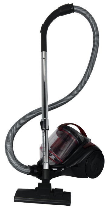 Пылесос DOMFY DSC-VC704, 2400Вт, черный/красный