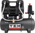 Компрессор TEH TAC8L (воздушный, безмаслянный, ресивер, 8 л, 1 кВт, 180л/мин, 8 атм)