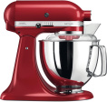 Миксер KitchenAid настольный с откидным блоком Artisan 4.8 л, красный
