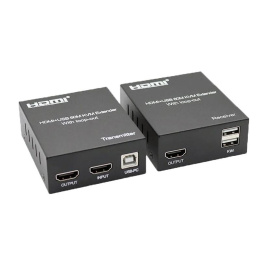 ORIENT VE049, HDMI KVM extender Tx+Rx , HDMI+USB+Audio удлинитель до 60 м по витой паре Cat5e/6, HDMI 1.4, 4K@30Hz/1080p@60Hz, HDCP 31211