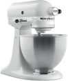 Миксер KitchenAid/ Classic, настольный, с откидным блоком, 4,3 л, белый 5K45SSEWH