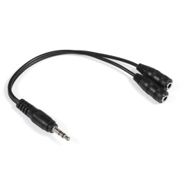 Кабель-разветвитель аудио ExeGate EX-CCA-415-0.3 3.5mm Jack M/2x3.5mm Jack F, 0,3м EX284946RUS