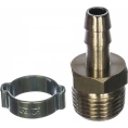 Переходник 1/2"М - елочка (10 мм; обжимное кольцо 15Х18 мм) FUBAG 180264