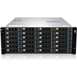 Серверный корпус/ Gooxi RMC4124-670-HSE-D 4U 24bay chassis ,Expander backplane rear 2*2.5"SAS/SATA 1300W 1+1 EU power cables rail kit (0.94.004.0032)