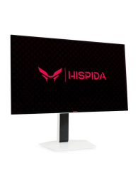 Игровой монитор 27 Монитор HISPIDA 27'' 2560x1440, OLED, 178/178, 0.03ms, 250nit, 1.5M:1, 280Hz, 2xDP 1.4/2xHDMI 2.1, noUSB-A, FreeSync, LowBlueLight, LTSP, ExtPWR, VESA 100x100, White, 1y (GI27Q28HE)