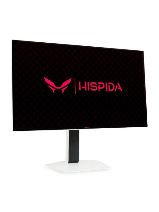 Игровой монитор 27 Монитор HISPIDA 27'' 2560x1440, OLED, 178/178, 0.03ms, 250nit, 1.5M:1, 280Hz, 2xDP 1.4/2xHDMI 2.1, noUSB-A, FreeSync, LowBlueLight, LTSP, ExtPWR, VESA 100x100, White, 1y (GI27Q28HE)