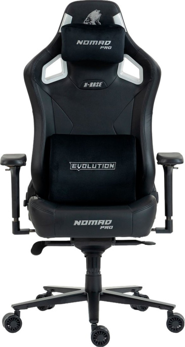 Кресло геймерcкое EVOLUTION NOMAD PRO X-BASE Black-Silver