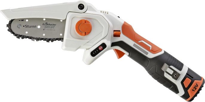 Цепная пила Sturm! CSC1204C аккум. дл.шины:4" 10cm 2аккум. 2Ач ЗУ