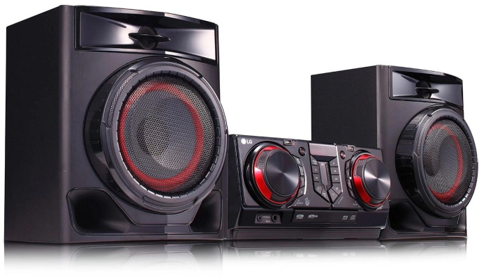Минисистема LG XBoom CJ44 черный 480Вт FM USB BT