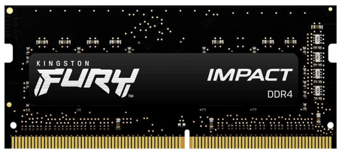 Оперативная память Kingston Fury Impact KF426S15IB/8 DDR4 - 1x 8ГБ 2666МГц, для ноутбуков SO-DIMM , Ret