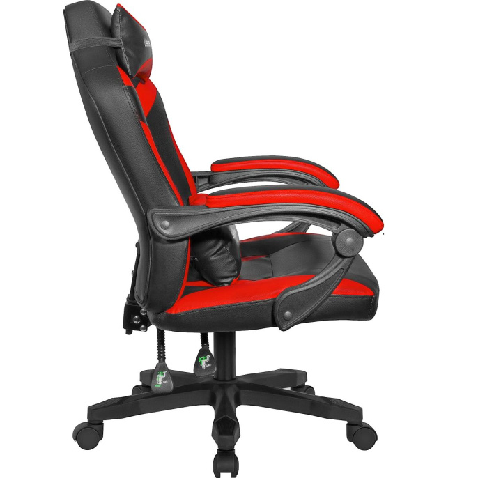 Defender Игровое кресло Master Черный/Красный,полиуретан,50мм 64359