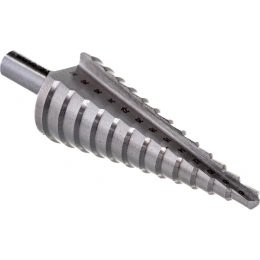 Ступенчатое сверло по металлу Курс HSS 13 ступеней 6-30 мм 36403