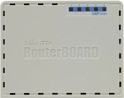 Маршрутизатор MikroTik RB952Ui-5ac2nD RouterBOARD hAP ac lite (4UTP 100Mbps 1WAN 802.11a/b/g/n/ac 1xUSB 1.5dBi)