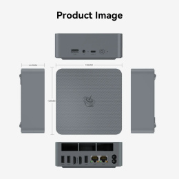 Мини-компьютер Beelink AMD Ryzen 7 6800H BL/EQR6-LP/6800H/32G/500G/Milky Grey