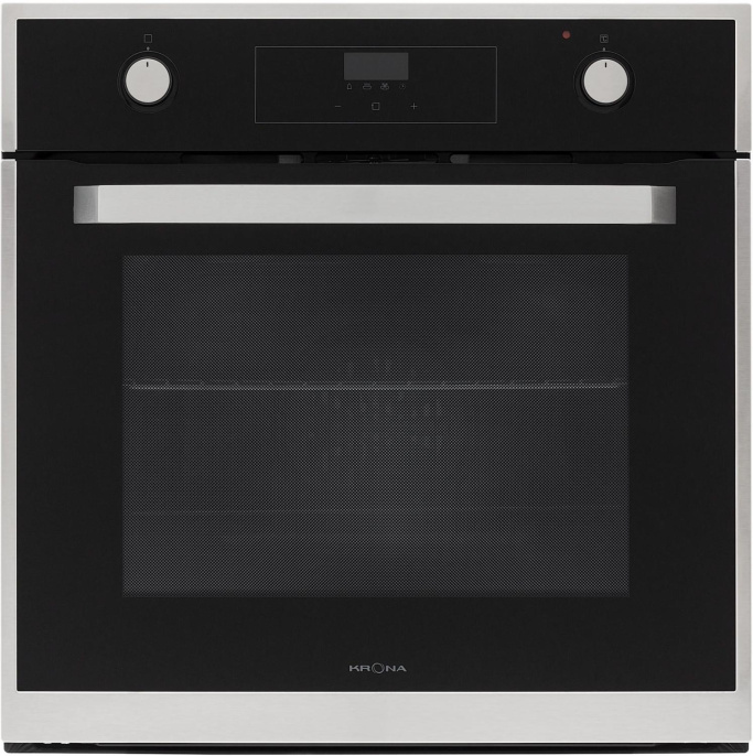 Духовой шкаф электрический Krona Adriano 60 Bl G2, 56л, дверца с 3 стеклами, черный