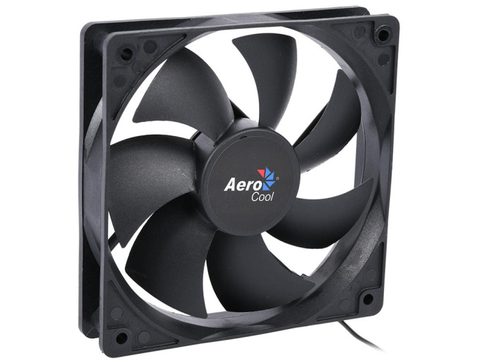 Вентилятор Aerocool Force 12 PWM Black 120мм, 23.7dB, 500-1500rpm, 4 pin RTL 4718009158016