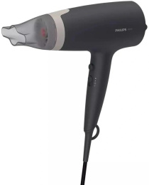 Фен Philips BHD302/10 1600Вт черный/белый