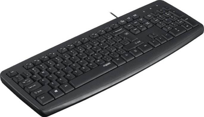 Клавиатура проводная RAPOO NK2600, цвет - черный 12558
