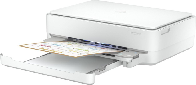 МФУ струйный HP DeskJet Plus Ink Advantage 6075 цветная печать, A4, цвет белый [5se22c/5se22-00001]