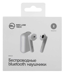 Гарнитура вкладыши Redline BHS-22 белый беспроводные bluetooth в ушной раковине УТ000019149