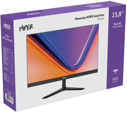 Монитор Hiper 23.8" EasyView FH2402 черный IPS LED 5ms 16:9 HDMI M/M матовая 250cd 178гр/178гр 1920x1080 75Hz FreeSync DP FHD 3.1кг AFB-103C-75