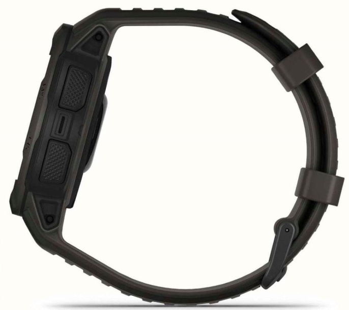 Смарт-часы Garmin Instinct 2 45мм 0.9" LCD корп.темно-серый рем.темно-серый разм.брасл.:22мм 010-02626-00