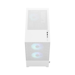 Корпус Case Fractal Design Pop Mini Air RGB TG Clear Tint, Mini-Tower, 3x120mm RGB, 2xUSB-A 3.2 mATX, mITX White FD-C-POR1M-01