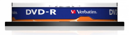Оптический диск DVD-R Verbatim 4.7ГБ 16x, 10шт., cake box [43523]