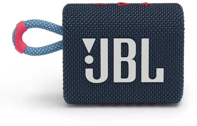 Колонка порт. JBL GO 3 синий/розовый 4.2W 1.0 BT 10м JBLGO3BLUP