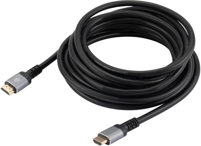 Кабель аудио-видео Digma D-HDMI-V2.0-5M HDMI m /HDMI m 5м. позолоч.конт. черный