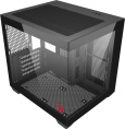 Корпус mATX BLOODY CC-121, Mini-Tower, без БП,  черный [cc-121-bk]