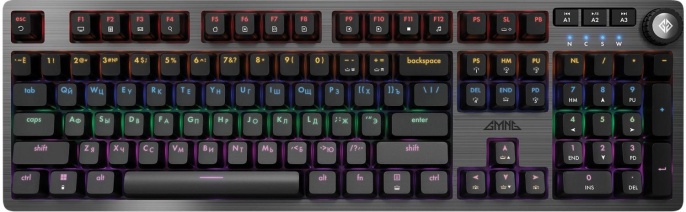 Клавиатура GMNG GG-KB790X, проводная, USB, механическая, черный/серый [1913918]