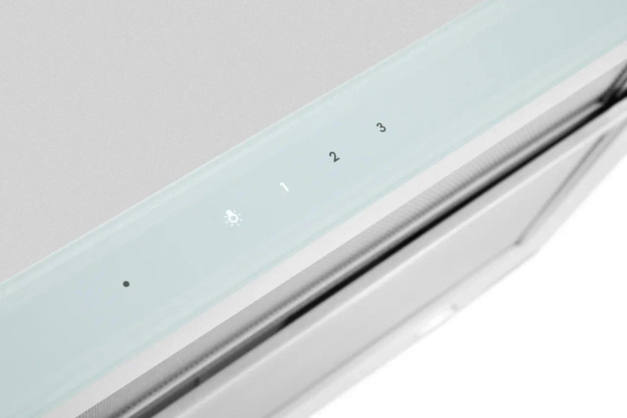 Вытяжка встраиваемая Zugel ZHT652GW белый управление: сенсорное 1 мотор